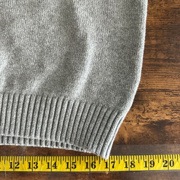 Goodfellow Co Sweater Hoodie Medium Gray Cotton Blend Oversized Skater Lounge - Picture 6 of 8